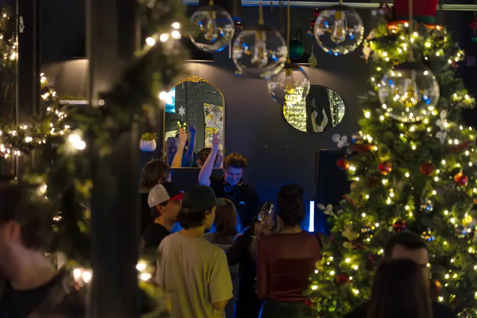 Dancers at the holiday night